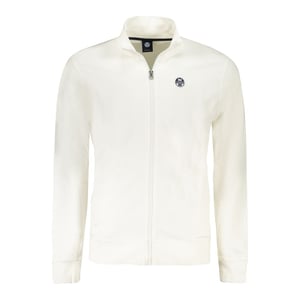 North Sails Weißer Baumwoll-Herren-Sweatshirt