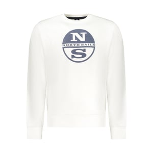 North Sails Weißes Baumwoll-Sweatshirt für Herren