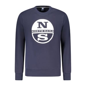 North Sails Blauer Baumwoll-Herrenhoodie