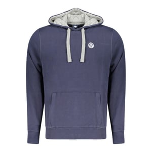 North Sails Blaue Baumwoll-Hoodie für Herren