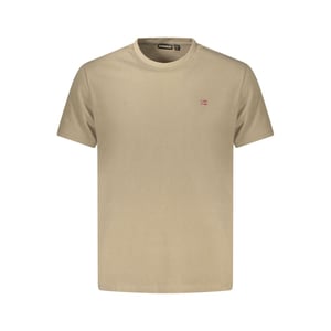 Napapijri Marrone Baumwoll Herren T-Shirt