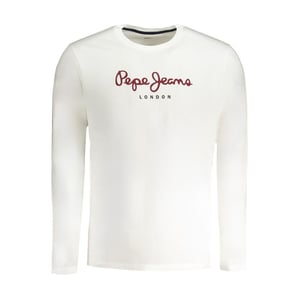 Pepe Jeans Bianco Baumwolle Herren T-Shirt