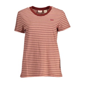 Levi's Rosso Baumwoll T-Shirt für Frauen