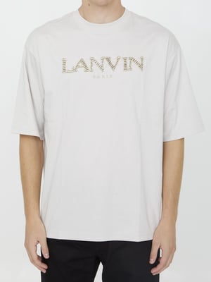 Baumwollt-shirt mit Logo lässige Kurzarm