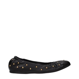 Chloé Schwarze Leder Ballerinas