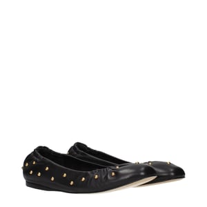 Chloé Schwarze Leder Ballerinas