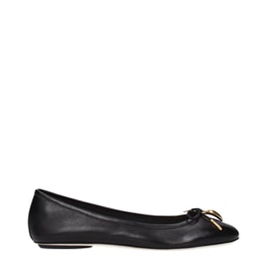 Chloé Schwarze Leder Ballerinas