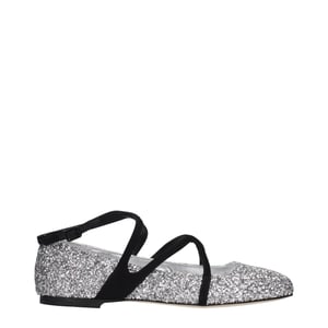 Jimmy Choo Graue Plastik Ballerinas
