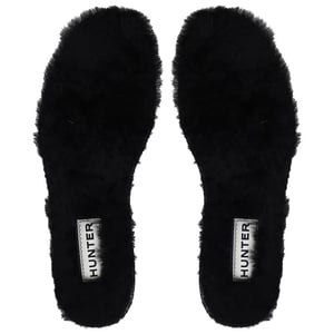 Hunter Luxus Shearling Herren Schwarze Einlegesohlen