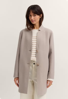 Bugatti Damen Wollmantel aus reiner italienischer Wolle