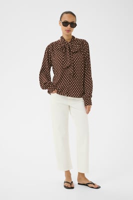 Langarm-Bluse YaninaPW Langarm-Bluse Lockere Passform