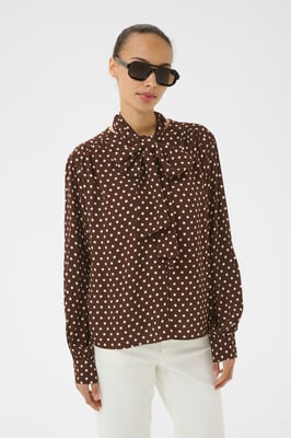 Langarm-Bluse YaninaPW Langarm-Bluse Lockere Passform