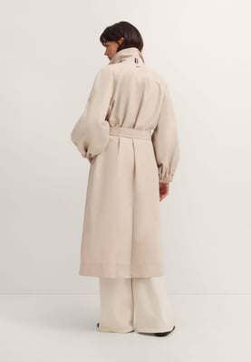 Bugatti Damen Trenchcoat wasserabweisend mit Bindegürtel