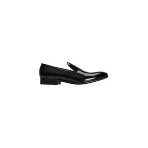 Roberto Pepe Luxus Schwarze Kalbsleder Herren Slipper