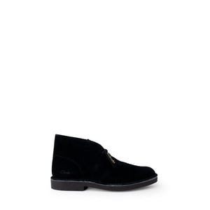 Clarks Schwarze Leder Schnürstiefel