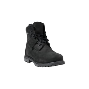 Timberland schwarze Leder Schnürstiefel