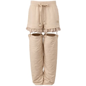 Puma x Rihanna Fenty Hosenträger Damen Beige Jogginghose