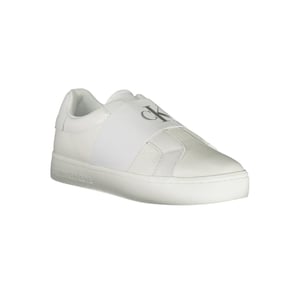 Calvin Klein Bianco Leder Damen Sneaker