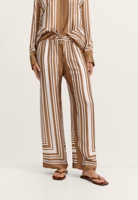 Bugatti Damen Freizeithose mit grafischem Print aus Viskose
