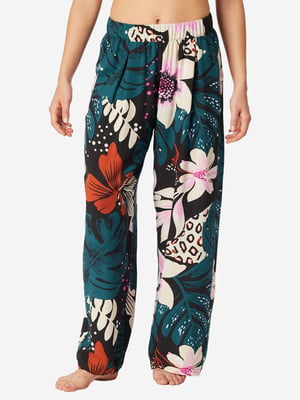 Schiesser Damen Pyjamahose Mix RelaxSchlafhose, Nacht Hose, Loungehose