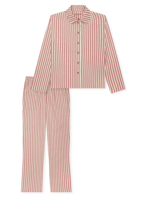 Schiesser Damen Pyjama Selected PremiumSchlafanzug, Pyjama Set, Nachtwäsche