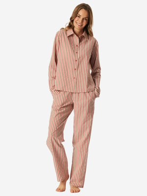 Schiesser Damen Pyjama Selected PremiumSchlafanzug, Pyjama Set, Nachtwäsche