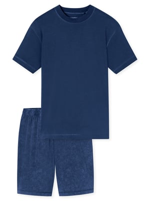Schiesser Herren Pyjama Modern EssentialsSchlafanzug, Pyjama Set, Nachtwäsche