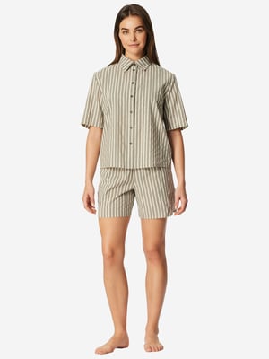Schiesser Damen Pyjama Selected PremiumSchlafanzug, Pyjama Set, Nachtwäsche