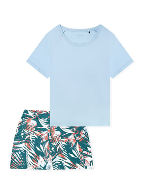 Schiesser Damen Pyjama ModernSchlafanzug, Pyjama Set, Nachtwäsche