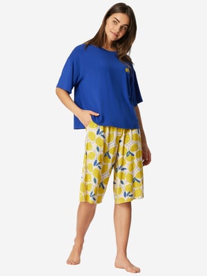 Schiesser Damen Pyjama Casual FashionSchlafanzug, Pyjama Set, Nachtwäsche