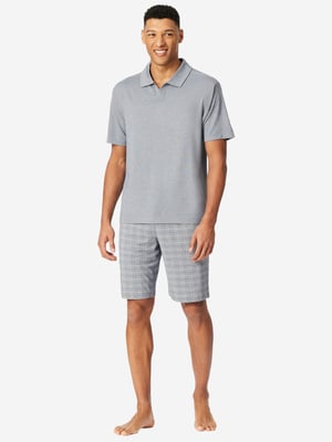 Schiesser Herren Pyjama Selected Premium JacquardSchlafanzug, Pyjama Set, Nachtwäsche