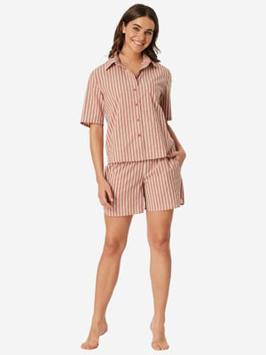 Schiesser Damen Pyjama Selected PremiumSchlafanzug, Pyjama Set, Nachtwäsche