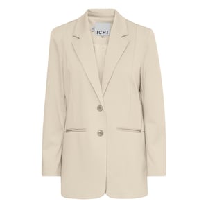 ICHI Beiger Recycelter Polyester-Blazer