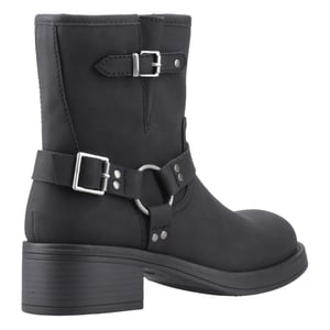 Rocket Dog - "Nino" Biker Stiefel für Damen, Knöchelhoch (Schwarz)