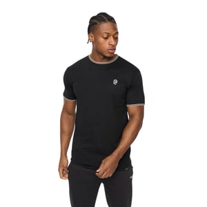 Crosshatch - "Preece" T-Shirt für Herren (Schwarz)