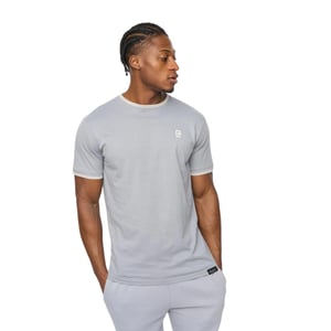 Crosshatch - "Preece" T-Shirt für Herren (Stahlblau)
