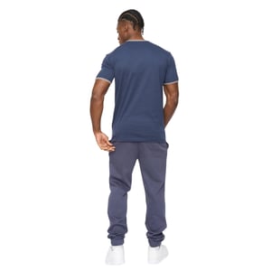 Crosshatch - "Preece" T-Shirt für Herren (Marine)