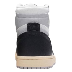 Nike - "Air Jordan 1" Sneaker für Damen, Leder, Hoch geschnitten (Schwarz)