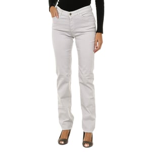 Reguläre Passform Stretchstoff lange Hose 6Y5J18-5N0RZ Damen