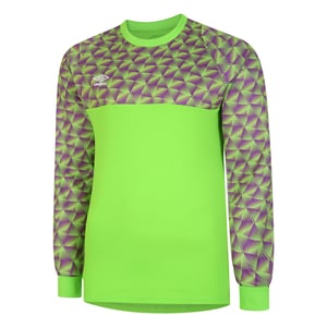 Umbro - "Flux" Torwarttrikot für Kinder Langärmlig (Gecko-Grün/Purpur Kaktus)