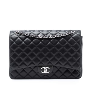 Gebrauchte Maxi Classic Lammleder Doppel-Flap