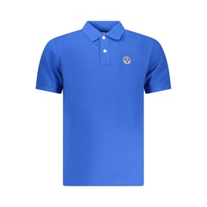 North Sails Blaues Baumwoll-Herrenpoloshirt