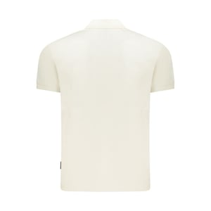 Napapijri Weißer Baumwoll-Herren-Polo