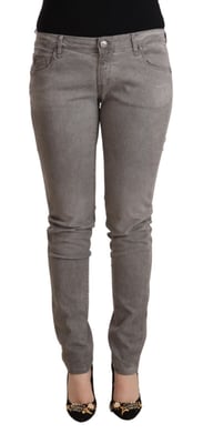 Graue Jeans im lässigen Stil