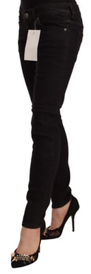 Acht Skinny Jeans Schwarz