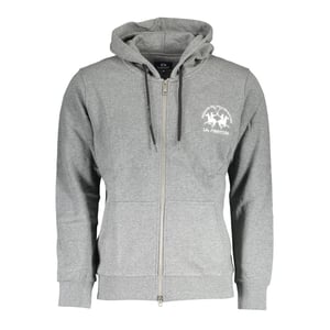 La Martina Grigio Baumwolle Herren Sweatshirt