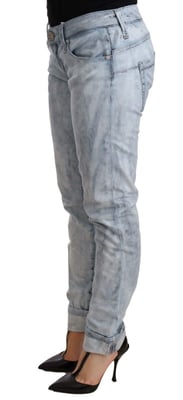 Acht Skinny Acid-Wasch Jeans