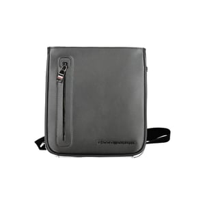 Tommy Hilfiger Schwarze Polyurethan Herren Schultertasche