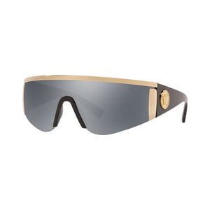 Versace schwarze Acetat-Sonnenbrille