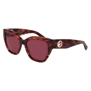 Longchamp Braune Acetat-Sonnenbrille